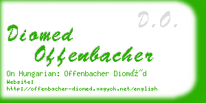diomed offenbacher business card